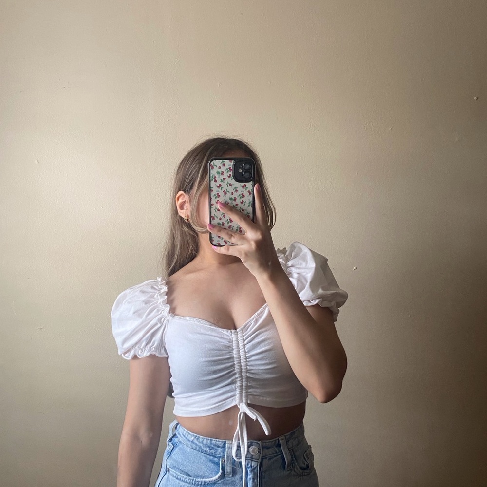 White Blouse Top.